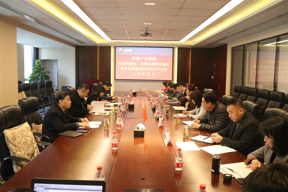 集團黨委召開(kāi)黨組織標準化建設、 黨建品牌建設活動(dòng)總結暨各直屬黨組織落實(shí)從嚴治黨工作匯報會(huì )議