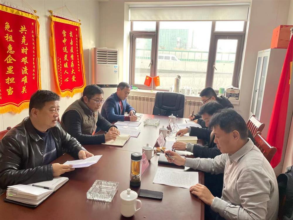 產(chǎn)發(fā)集團紀委書(shū)記盧剛到濟南長(cháng)悅進(jìn)出口貿易公司調研